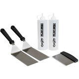 Char-Griller Flat Iron Bakplaat Starter Kit grillbestek 