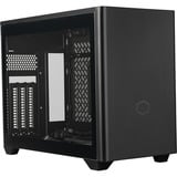 Cooler Master MasterBox NR200P V2 mini tower behuizing Zwart | 2x USB-A | 1x USB-C | Tempered Glass