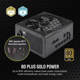 Corsair RM750x SHIFT 80 PLUS Gold Refurbished modulaire 750 watt voeding  Zwart, 1x 12V-2x6, 2x PCIe