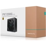 DeepCool PX1200G modulaire 1200 watt voeding  Zwart, 1x 12V-2x6, 3x PCIe