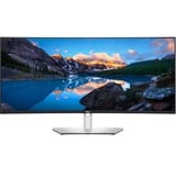 Dell U3824DW 38" Curved UltraWide monitor Zilver/zwart, 2x HDMI, DisplayPort, 4x USB-A, 2x USB-C, RJ-45