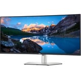 Dell U3824DW 38" Curved UltraWide monitor Zilver/zwart, 2x HDMI, DisplayPort, 4x USB-A, 2x USB-C, RJ-45