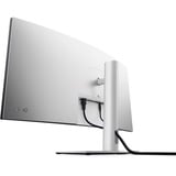 Dell U3824DW 38" Curved UltraWide monitor Zilver/zwart, 2x HDMI, DisplayPort, 4x USB-A, 2x USB-C, RJ-45