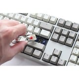 Ducky Origin Vintage mechanisch toetsenbord Grijs, US lay-out (QWERTY), Cherry MX Brown, 100%, hot swap, PBT Double-Shot Keycaps