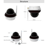 Foscam D8T, 4K/8MP vandalismebestendige WiFi PT buitencamera Zwart