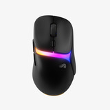 Glorious Model D 3 Wireless gaming muis Zwart (mat), Tot 30.000 dpi, RGB, USB / 2.4 GHz / Bluetooth