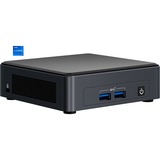 Intel® NUC 11 Pro Kit NUC11TNKv7 barebone Zwart | Core i7-1185G7 | Iris Xe Graphics