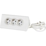 Legrand Bureaublok 3-voudige stekkerdoos met usb Wit (mat), 3x stekker, 2x USB-A, 2x USB-A, tablethouder, 1,5 meter snoer