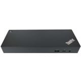 Lenovo Thunderbolt 3 Dock Gen 2 Refurbished dockingstation Zwart, HDMI, DisplayPort, USB, Thunderbolt 3