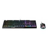 MSI VIGOR GK30 COMBO US RGB mechanisch gaming toetsenbord Zwart, US lay-out (QWERTY), 100%, 5000 dpi