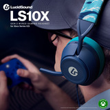 PowerA LucidSound LS10X Gen 2 bedrade gamingheadset voor Xbox Series X|S - Watergolf over-ear gaming headset Azuurblauw/lichtblauw, Xbox Series X|S, Xbox One, Pc