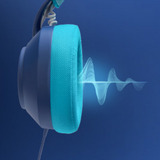 PowerA LucidSound LS10X Gen 2 bedrade gamingheadset voor Xbox Series X|S - Watergolf over-ear gaming headset Azuurblauw/lichtblauw, Xbox Series X|S, Xbox One, Pc