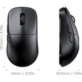 Pulsar TenZ Signature Edition gaming muis Zwart, 32000 DPI, 8000 Hz