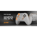 SCUF Nemesis Pro 8K PC draadloze performance-controller Wit, 8K, 2,4 GHz / USB, Pc