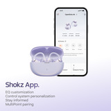 Shokz OpenDots Air bone conduction headset Paars, Bluetooth® 6.1