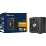 SilverStone HELA 1300R Platinum, modulaire 1300 watt voeding  Zwart, 8x PCIe, 9x PCIe, kabelmanagement