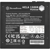 SilverStone HELA 1300R Platinum, modulaire 1300 watt voeding  Zwart, 8x PCIe, 9x PCIe, kabelmanagement