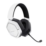 Trust GXT 493W Carus Draadloze  over-ear gaming headset Wit, 2.4GHz | Bluetooth | Audio (3.5mm)