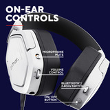 Trust GXT 493W Carus Draadloze headset over-ear gaming headset Wit, 2.4GHz, Bluetooth, Audio (3.5mm)