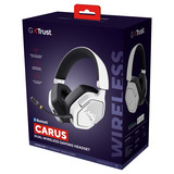 Trust GXT 493W Carus Draadloze headset over-ear gaming headset Wit, 2.4GHz, Bluetooth, Audio (3.5mm)