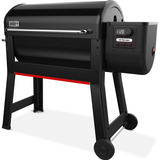 Weber Smoque XL houtpellet rookoven smoker Zwart, 2 temperatuursensoren, app-bediening