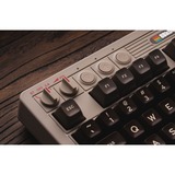 8BitDo Retro Mechanical ISO Keyboard - C64 Edition, gaming toetsenbord Beige/zwart, Britse lay-out, Kailh Box White V2