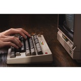 8BitDo Retro Mechanical ISO Keyboard - C64 Edition, gaming toetsenbord Beige/zwart, Britse lay-out, Kailh Box White V2
