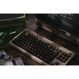 8BitDo Retro Mechanical ISO Keyboard - C64 Edition, gaming toetsenbord Beige/zwart, Britse lay-out, Kailh Box White V2