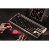 8BitDo Retro Mechanical ISO Keyboard - C64 Edition, gaming toetsenbord Beige/zwart, Britse lay-out, Kailh Box White V2