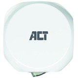 ACT Connectivity Kubusvormige stekkerdoos 3x met 4 USB-poorten, 1,5m Wit