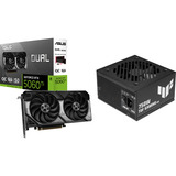 ALTERNATE Upgrade Kit ASUS DUAL GeForce RTX 5060 Ti OC 16G + TUF Gaming Bronze EVO modulaire 750 watt Zwart, Grafische kaart, Voeding