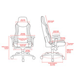 Arozzi Vernazza SoftPU - Brown gamestoel Bruin