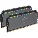 Corsair 32 GB DDR5-6000 Kit werkgeheugen Grijs/zwart, CMT32GX5M2D6000Z36, Dominator Platinum RGB, EXPO