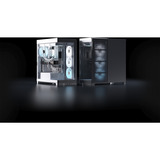 Corsair FRAME 4500X LX-R RGB LINK midi tower behuizing Wit | 2x USB-A | 1x USB-C | Tempered Glass