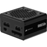 Corsair RM650e (2025), 650 Watt voeding  Zwart, 4x PCIe, Kabel-Management