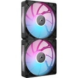 Corsair RX140 MAX RGB case fans Zwart, 2 stuks, 140 x 140 x 30 mm, PWM