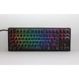 Ducky One 3 Classic TKL RGB mechanisch toetsenbord Zwart, US lay-out (QWERTY), Cherry MX Silent Red, 80% (TKL)	, RGB leds, Double-shot PBT, Hot-swappable, QUACK Mechanics