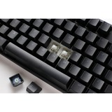 Ducky One 3 Classic TKL RGB mechanisch toetsenbord Zwart, US lay-out (QWERTY), Cherry MX Silent Red, 80% (TKL)	, RGB leds, Double-shot PBT, Hot-swappable, QUACK Mechanics