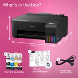 Epson EcoTank ET-1810 A4 Wi-Fi-inkjetprinter met inkttank Zwart, Wi-Fi, inclusief tot 3 jaar inkt