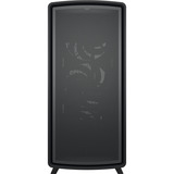 Fractal Design Summit Blackout TG midi tower behuizing Zwart | 2x USB-A | 1x USB-C | Tempered Glass