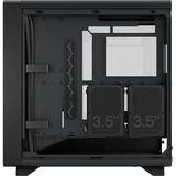 Fractal Design Summit Blackout TG midi tower behuizing Zwart | 2x USB-A | 1x USB-C | Tempered Glass