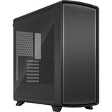 Fractal Design Summit Blackout TG midi tower behuizing Zwart | 2x USB-A | 1x USB-C | Tempered Glass