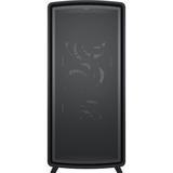 Fractal Design Summit Blackout TG midi tower behuizing Zwart | 2x USB-A | 1x USB-C | Tempered Glass