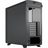 Fractal Design Summit Blackout TG midi tower behuizing Zwart | 2x USB-A | 1x USB-C | Tempered Glass