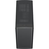 Fractal Design Summit Blackout TG midi tower behuizing Zwart | 2x USB-A | 1x USB-C | Tempered Glass