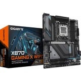 GIGABYTE X870 GAMING X WIFI7 socket AM5 moederbord Zwart/grijs, RAID, 2.5 Gb-LAN, WLAN, BT, Sound, ATX