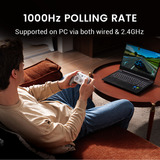 GameSir G7 Pro Tri-Mode - Shadow Ember gamepad Zwart/donkerrood, Xbox Series X|S, Xbox One, pc, Android, Steam