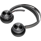 HP Poly Voyager Focus 2 USB-C on-ear headset Incl. USB-C/A Adapter + Oplaadstandaard