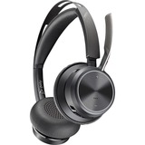 HP Poly Voyager Focus 2 USB-C on-ear headset Incl. USB-C/A Adapter + Oplaadstandaard
