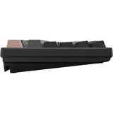 HelloGanss HS108T GC02 RGB mechanisch toetsenbord Zwart, US lay-out (QWERTY), Gateron Yellow, 100%, RGB leds, PBT Doubleshot keycaps, hot swap, 2,4 GHz / Bluetooth / USB-C